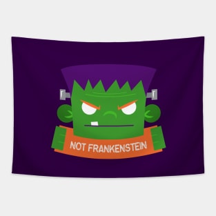 Frankenstein's Monster is NOT Frankenstein Halloween Tapestry