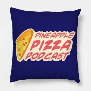 Official Pineapple Pizza Podcast Logo Pillow