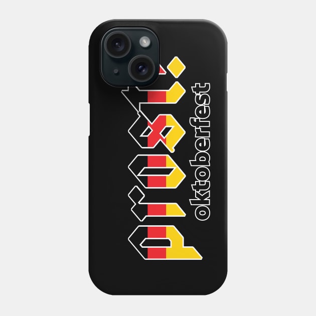 Prost German Colors Oktoberfest Phone Case by atomguy