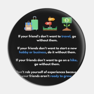 Live Life Pin