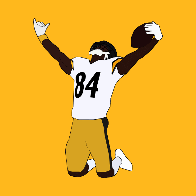 Antonio Brown Touchdown Celebration - Pittsburgh Steelers by xavierjfong