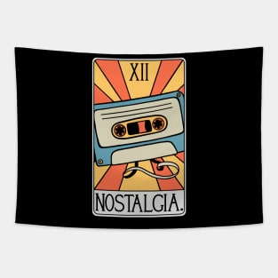 The Nostalgia Tarot Card - 90s and 80s Vintage Tape Tapestry