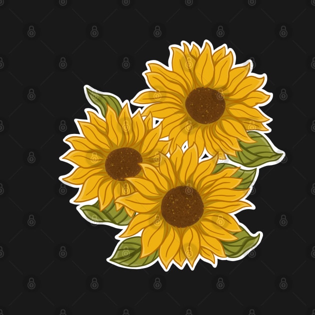 Sunflowers by astroashleeart