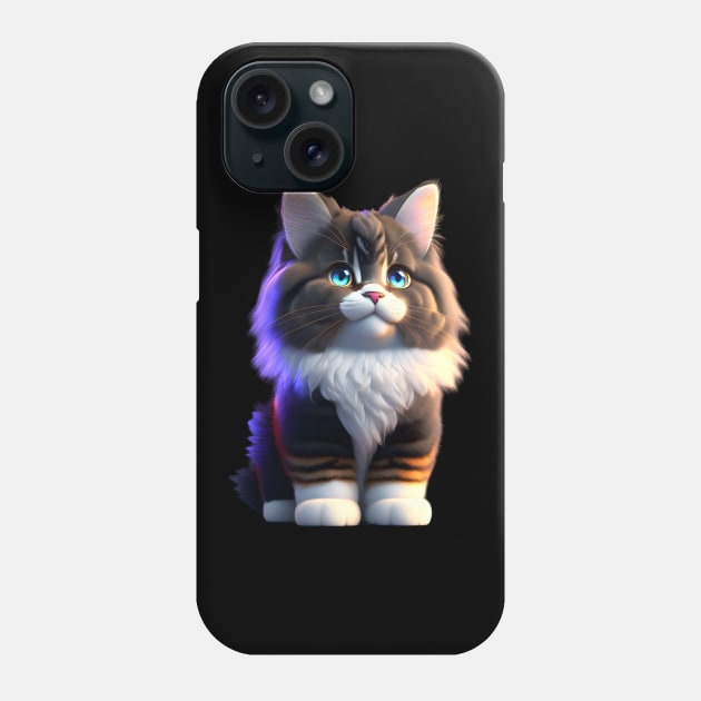 Adorable, Cool, Cute Cats and Kittens 42 Phone Case by The Black Panther