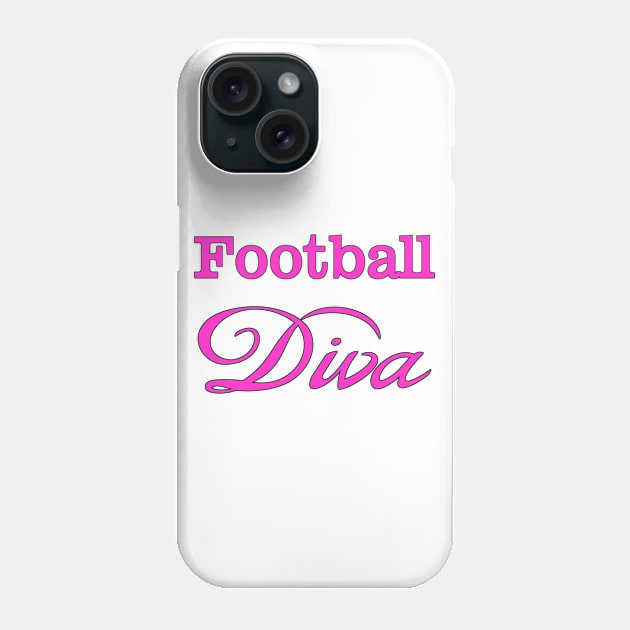 Football Diva Phone Case by Naves