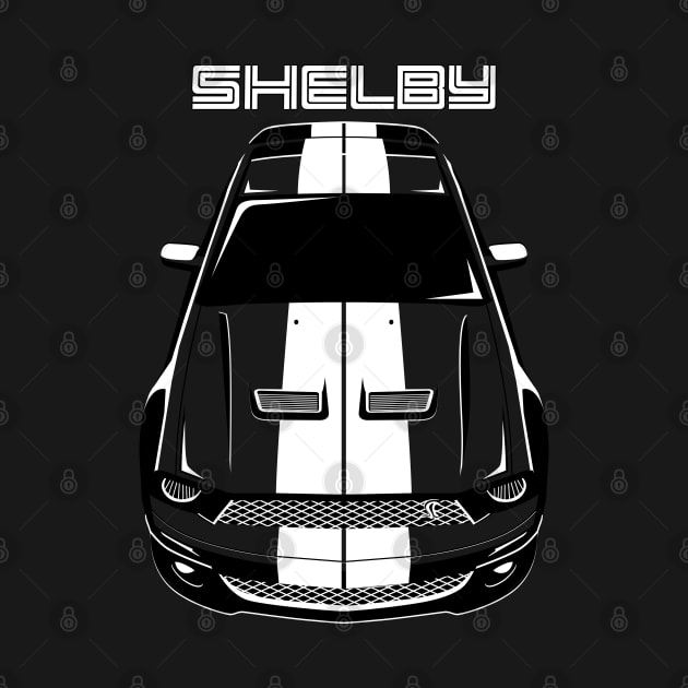 Ford Mustang Shelby GT500 2007-2009 - White Stripes by V8social