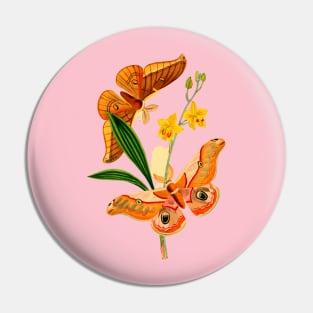 Butterflies and Flowers Pin