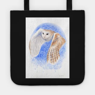 Barn Owl Silent Flight by Nadya Neklioudova Tote