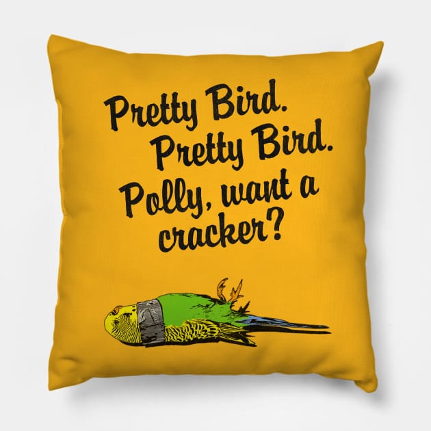 Pretty Bird, Petey Pillow by darklordpug