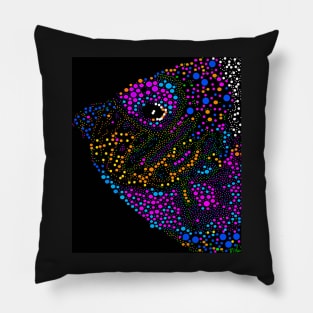 Angel Fish Abstract Pillow