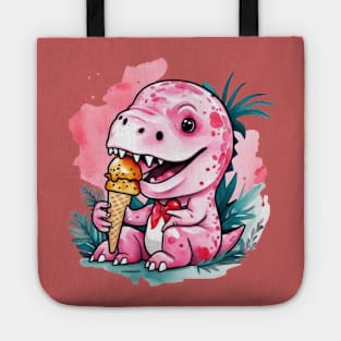 Pink dinosaur gift ideas, pink dinosaur gift ideas kids tees adult tees, pink dino kids tees hoodies gifts Tote