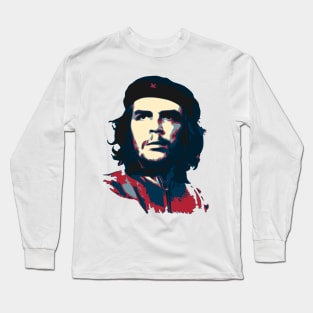 Che Guevara Revolution and stars long sleeve black T-shirt –
