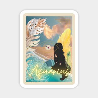 The Aquarius - for reinforce intentions Magnet