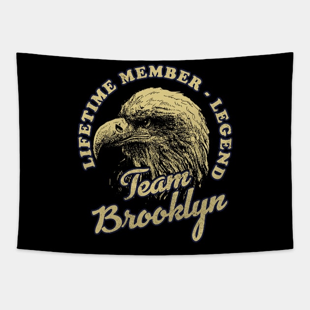 Brooklyn Name - Lifetime Member Legend - Eagle Tapestry by Stacy Peters Art