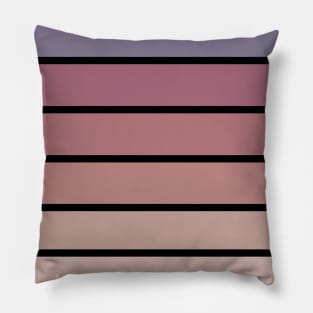 Retro Hipster Stripes Pillow