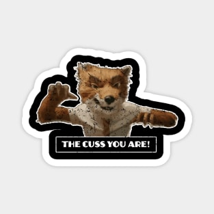 Fantastic Mr Fox - Foxy - The Cuss - Weathered Magnet