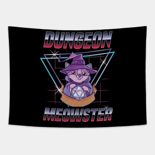 Dungeon Meowster Cute & Funny Gaming Tapestry