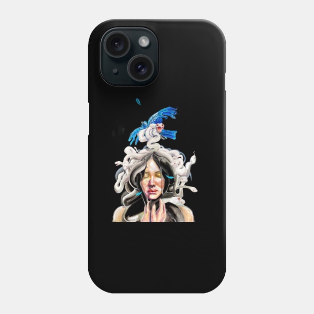 Not a Minor Threat Medusa Phone Case by Manic Pantry