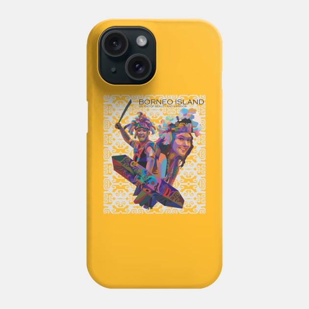 borneo dayak etnic Phone Case by Suroto