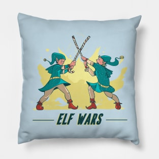 Elf Wars Pillow