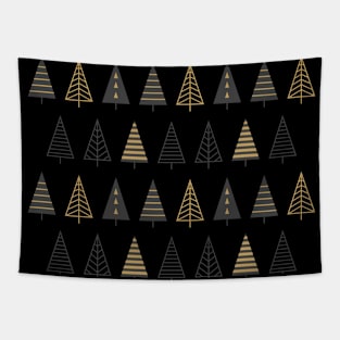 MODERN CHRISTMAS TREES Tapestry