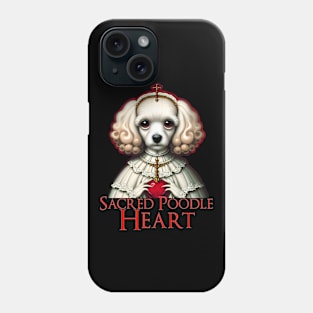 Sacred Poodle Heart Phone Case