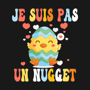 Je Suis Pas Un Nugget Cuisine Végan Homme Femme enfant Cadeau T-Shirt