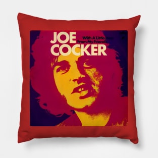 Joe cocker t-shirt Pillow