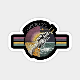 Pink Floyd Vintage "Welcome To The Machines" Retro Magnet