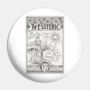 The Esoteric print in high resolution Pin