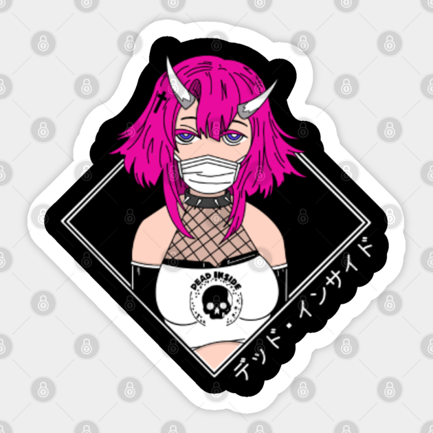 Dead Inside Anime Art Sticker Teepublic A refuge for everyone who is an artifice of a human being. dead inside