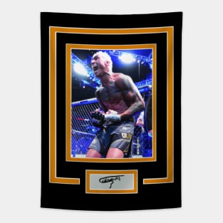 Charles Oliveira Facsimile Laser Engraved Signature Tapestry