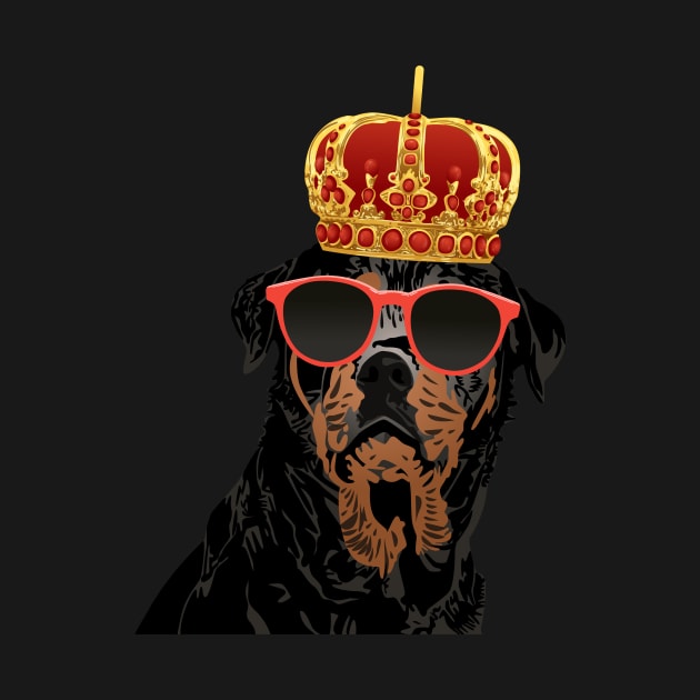 Thug Life King Rottweiler for Rottweiler Parents by riin92