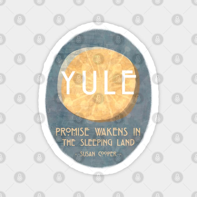 Pagan Yule Celebration Magnet by Bittersweet & Bewitching