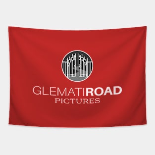 Glemati Road Pictures Red Background Tapestry