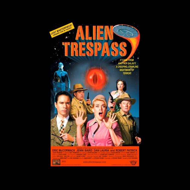 Classic Science Fiction Movie Poster - Alien Trespass by Starbase79