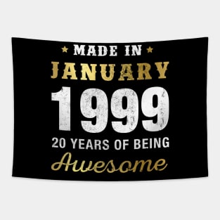 Made in January 1999 20 Years Of Being Awesome Tapestry