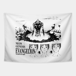 Neon Genesis Evangelion ''BIRTH OF NERV'' V2 Tapestry