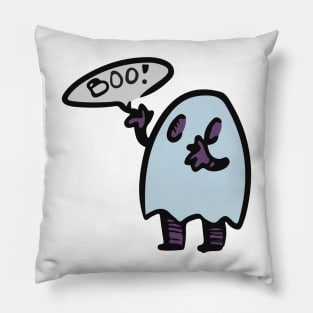 Spooky Ghost - Sticker Pillow