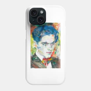 FEDERICO GARCIA LORCA - watercolor portrait .3 Phone Case