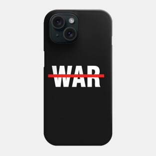 no more/stop the war Phone Case