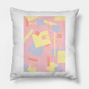 60's Style in Fashion Colors Var 16 Pillow