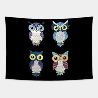 Owl gang Tapestry