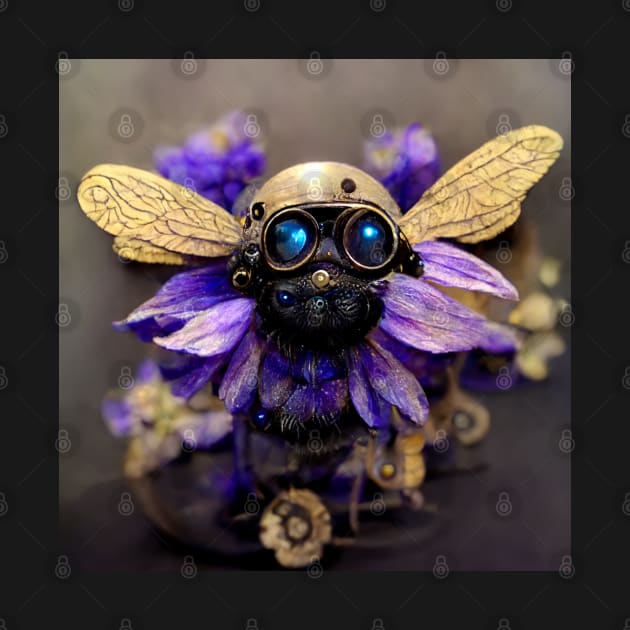 Purple Bee Journey by mw1designsart