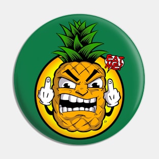 Not Happy Pineapple Pin