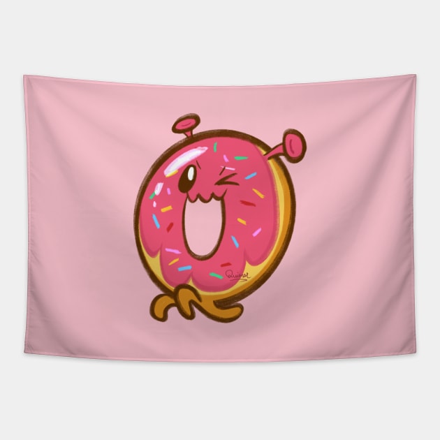 Space Doughnut Cookie - cookie run Tapestry by Quimser