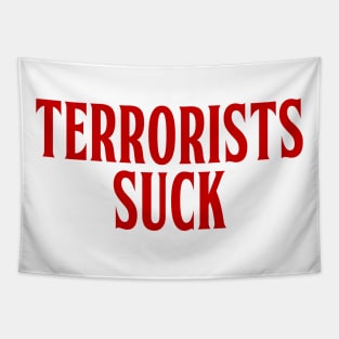 TERRORISTS SUCK Tapestry