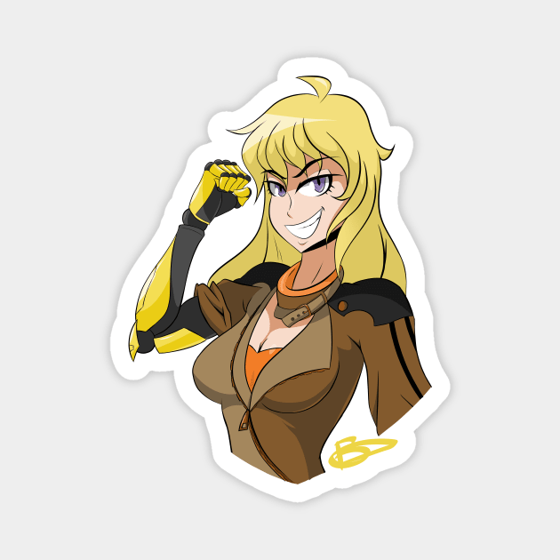 Yang in there Magnet by BlondeDud