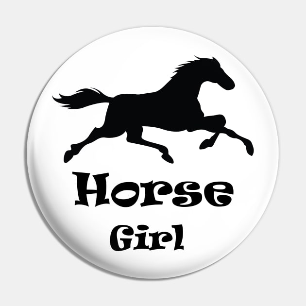 Horse Girl Gifts For Horses Riding Gift Pin by macshoptee