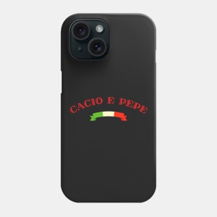 Cacio e pepe italian pasta Phone Case